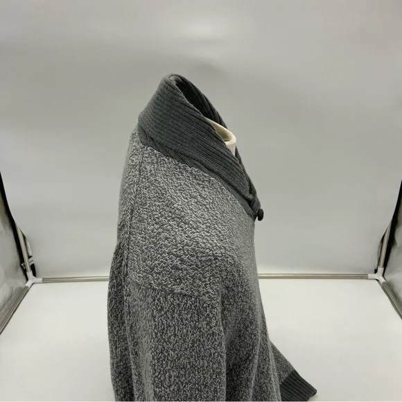 Jos. A. Banks Men's Gray Shawl Collar Sweater Heather Gray Size XL - Picture 4 of 12